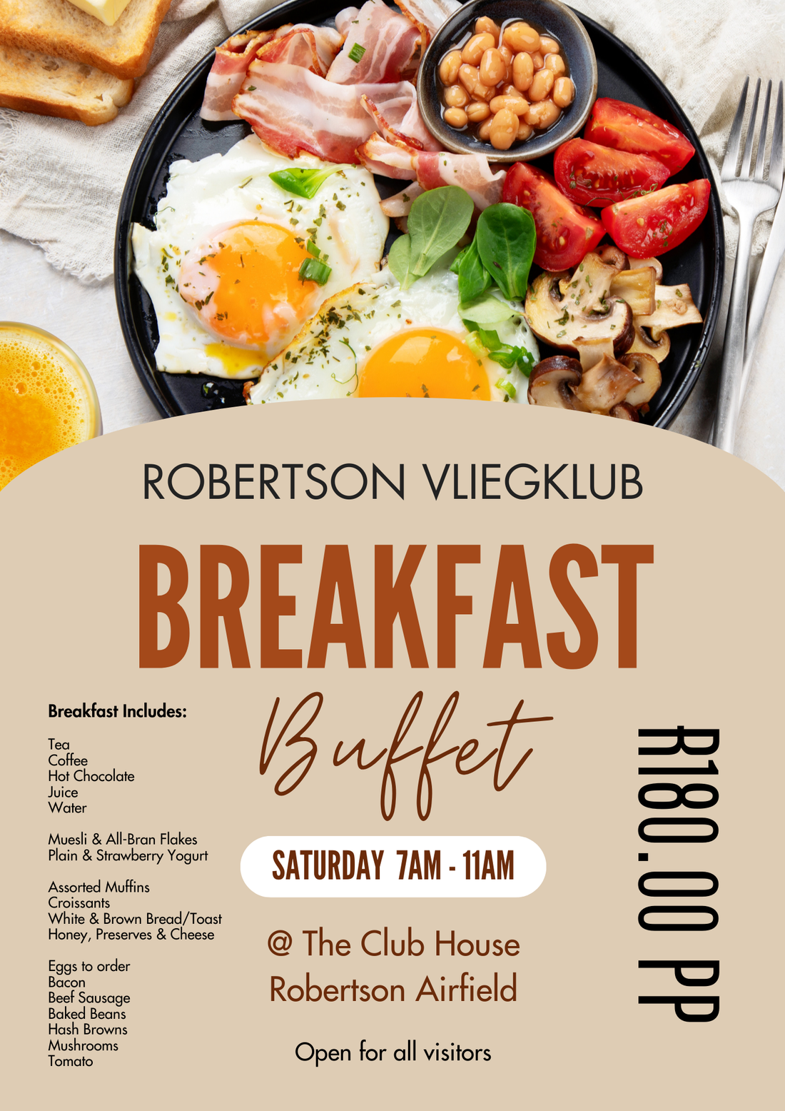 Buffet Breakfast @ The Club House