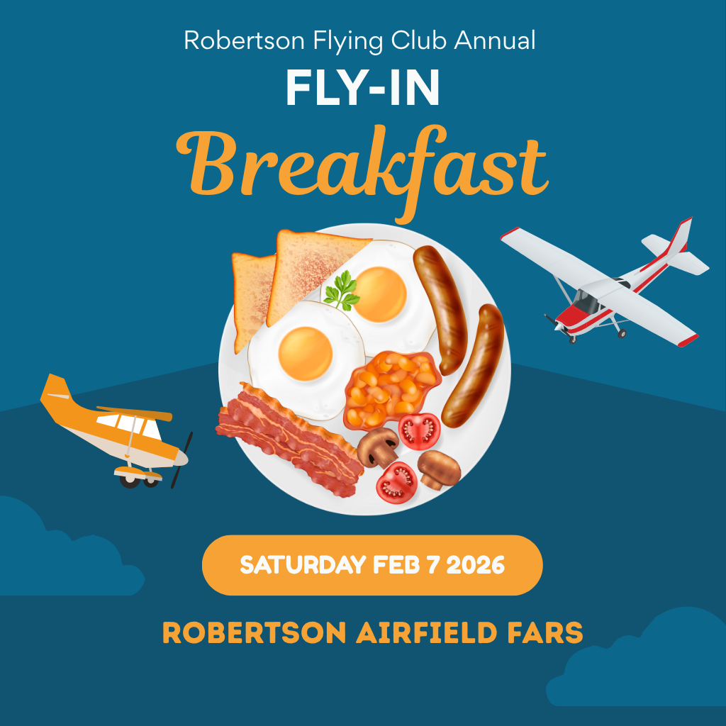 2026 Robertson Flying Club Annual Breakfast Fly-In - Ticket